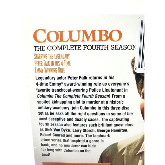 Columbo - Complete Fourth Season (DVD, 2006, 3-Disc Set) Peter Falk NEW SEALED - Picture 5 of 9